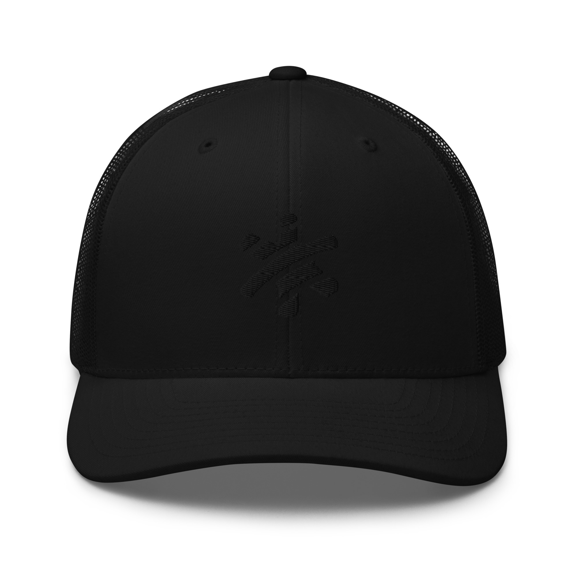 Retro Trucker Cap - All Black