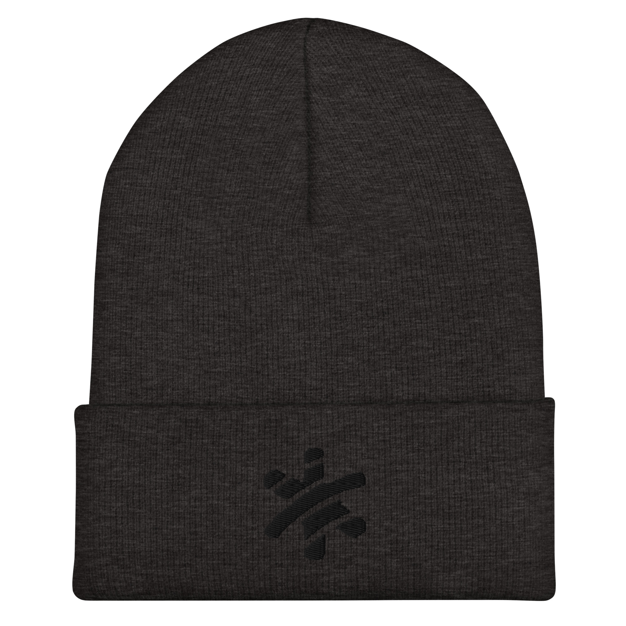 Cuffed Beanie - Dark Grey/Black
