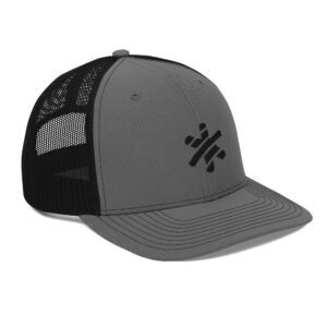 Snapback Trucker Cap – Charcoal/Black