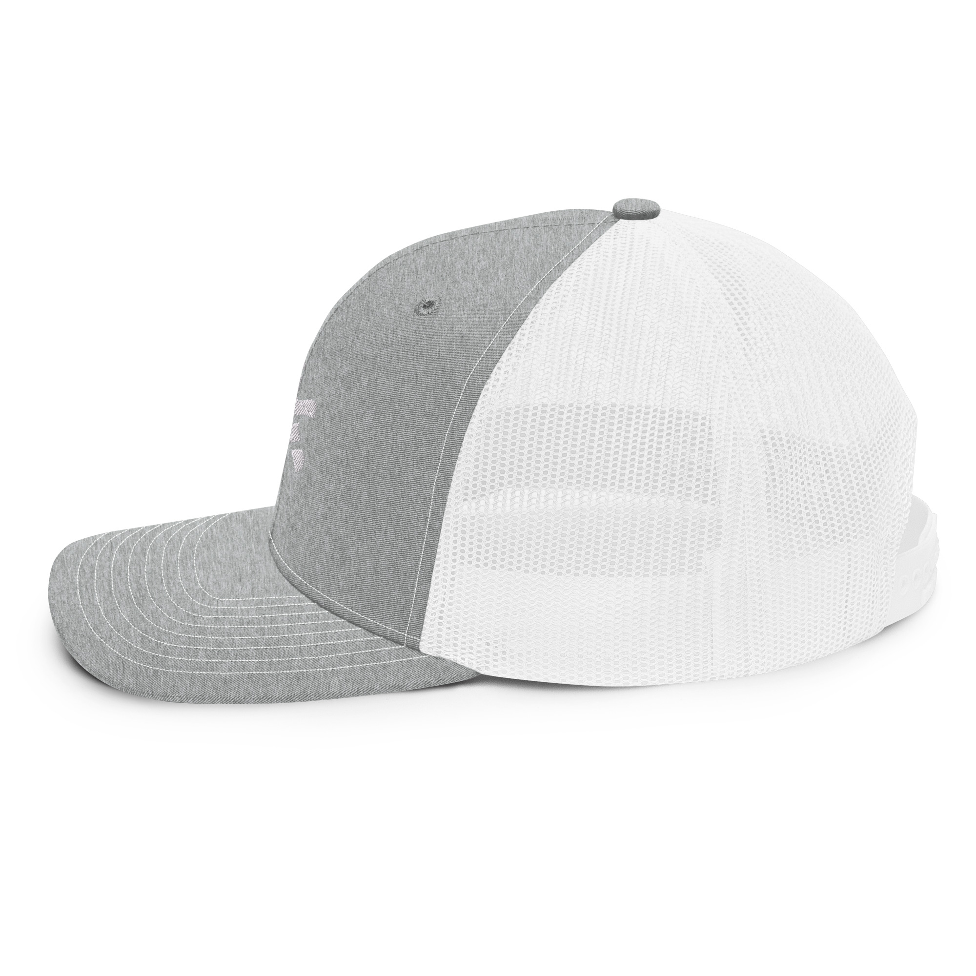 Retro Trucker Cap - Grey/White
