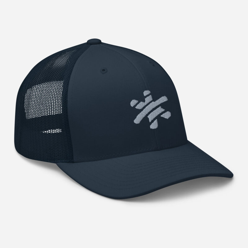 Retro Trucker Cap - Navy
