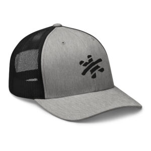 Retro Trucker Cap – Healther/Black