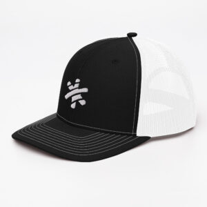 Snapback Trucker Cap – Black/White