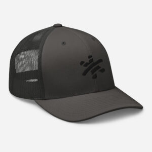 Retro Trucker Cap – Charcoal