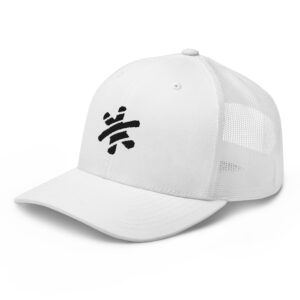 Retro Trucker Cap – White
