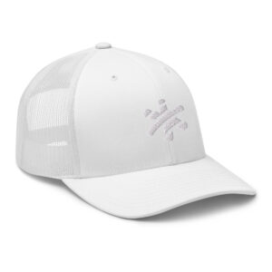Retro Trucker Cap – All White Retro Trucker Cap – All White