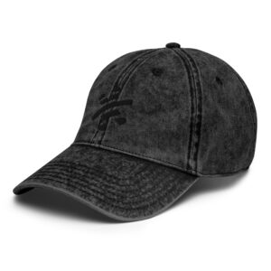 Vintage Cap – All Black