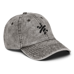 Vintage Cap – Charcoal Grey